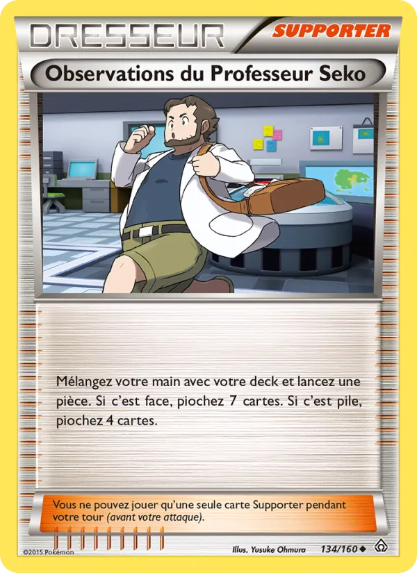Carte Observations du Professeur Seko 134/160 – Primo-Choc
