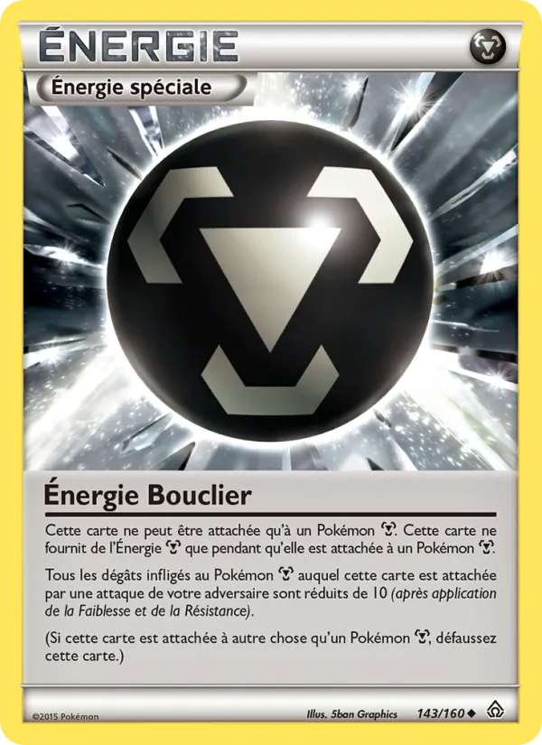 Carte Énergie Bouclier 143/160 – Primo-Choc