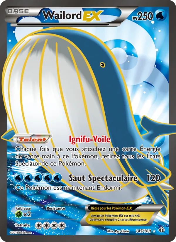 Carte Wailord EX 147/160 – Primo-Choc