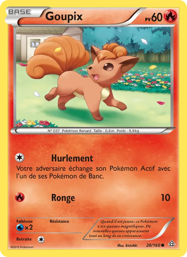 Carte Goupix 20/160 – Primo-Choc