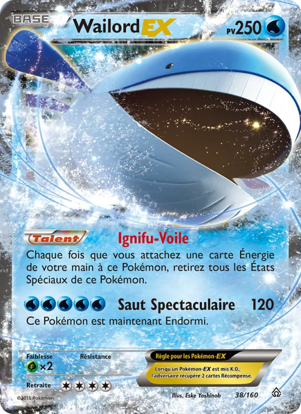 Carte Wailord EX 38/160 – Primo-Choc