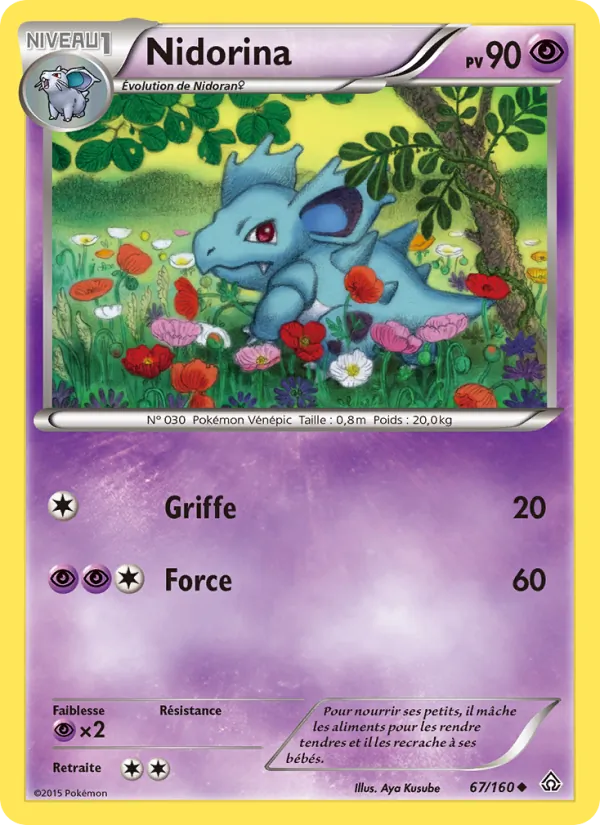 Carte Nidorina 67/160 – Primo-Choc