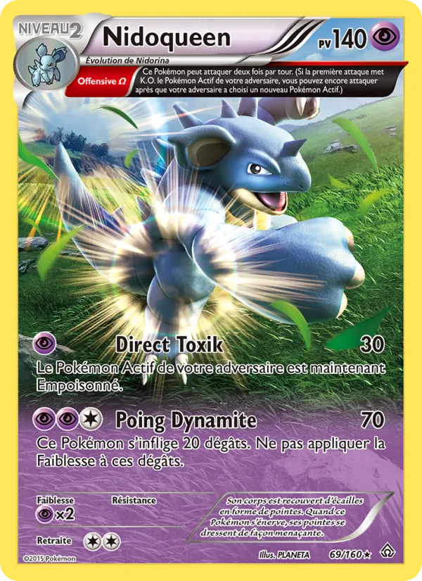 Carte Nidoqueen 69/160 – Primo-Choc