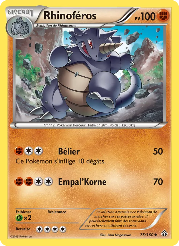 Carte Rhinoféros 75/160 – Primo-Choc