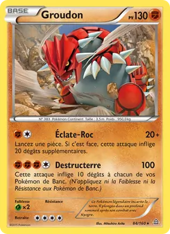 Carte Groudon 84/160 – Primo-Choc