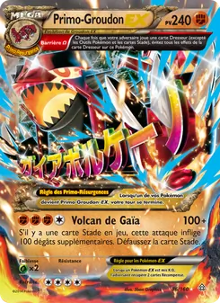 Carte Primo-Groudon EX 86/160 – Primo-Choc
