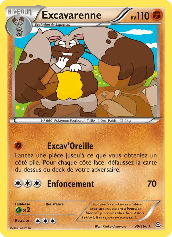 Carte Excavarenne 90/160 – Primo-Choc
