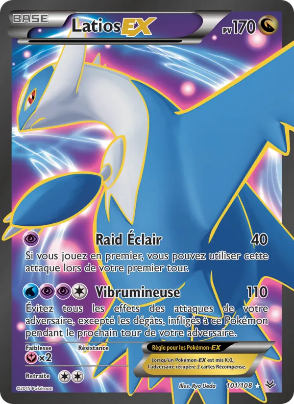 Carte Latios EX 101/108 – Ciel Rugissant