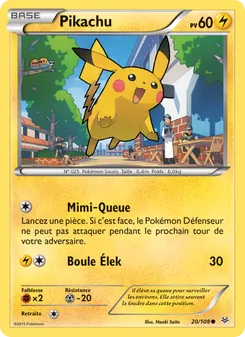 Carte Pikachu 20/108 – Ciel Rugissant