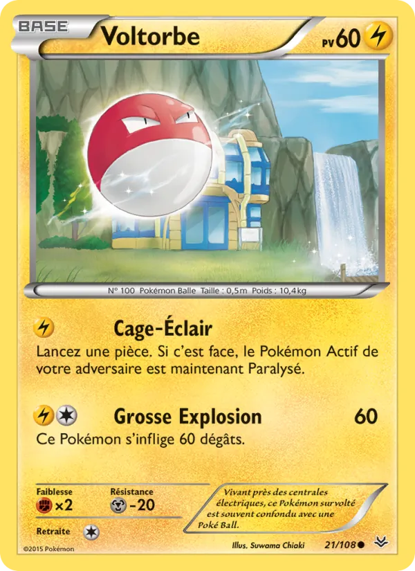 Carte Voltorbe 21/108 – Ciel Rugissant