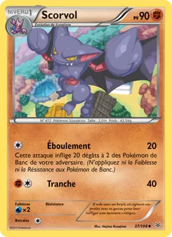 Carte Scorvol 37/108 – Ciel Rugissant