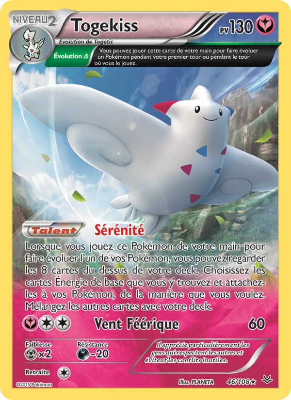 Carte Togekiss 46/108 – Ciel Rugissant