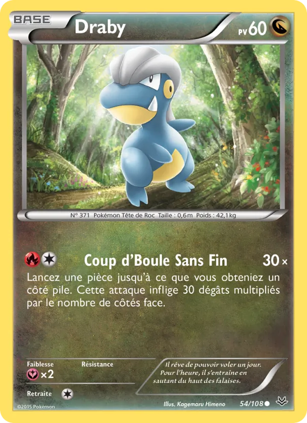 Carte Draby 54/108 – Ciel Rugissant