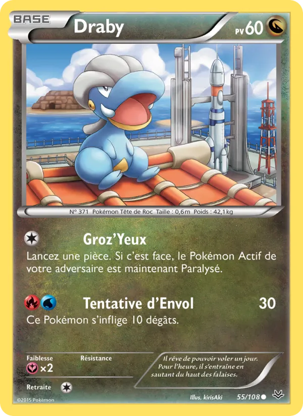 Carte Draby 55/108 – Ciel Rugissant