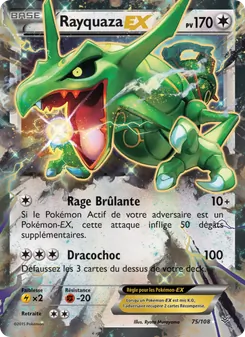 Carte Rayquaza EX 75/108 – Ciel Rugissant