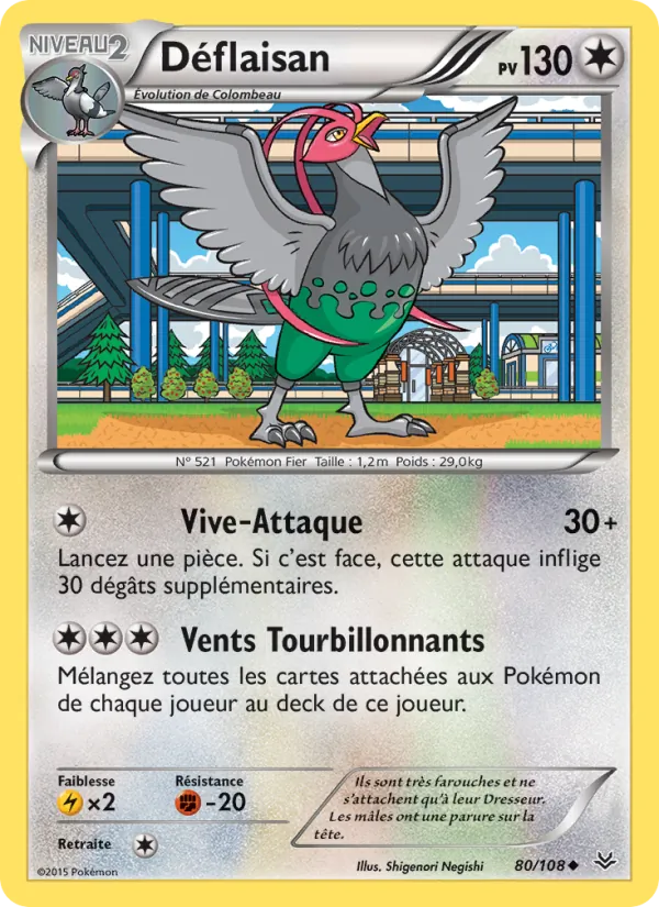 Carte Déflaisan 80/108 – Ciel Rugissant