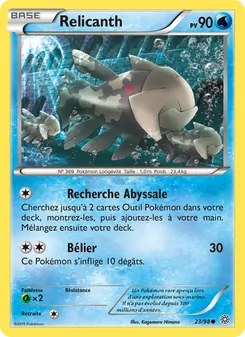 Carte Relicanth 23/98 – Origines Antiques