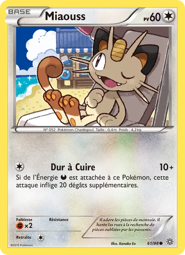 Carte Miaouss 61/98 – Origines Antiques