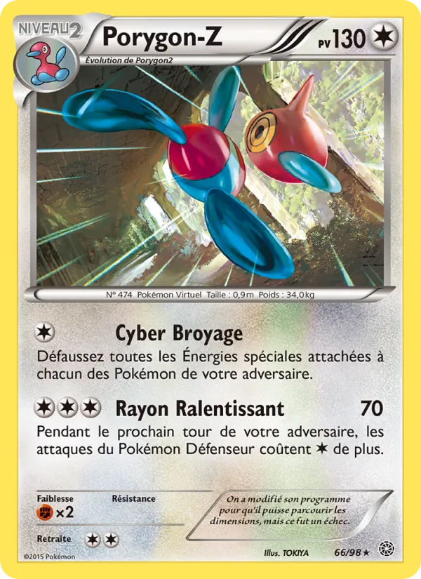 Carte Porygon-Z 66/98 – Origines Antiques