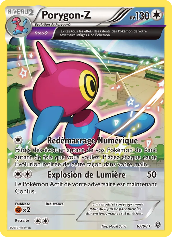 Carte Porygon-Z 67/98 – Origines Antiques