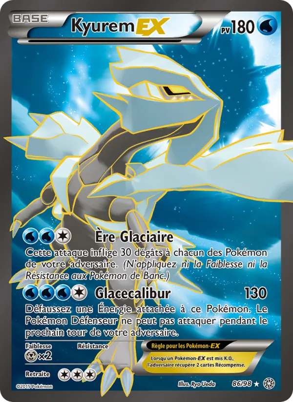 Carte Kyurem EX 86/98 – Origines Antiques