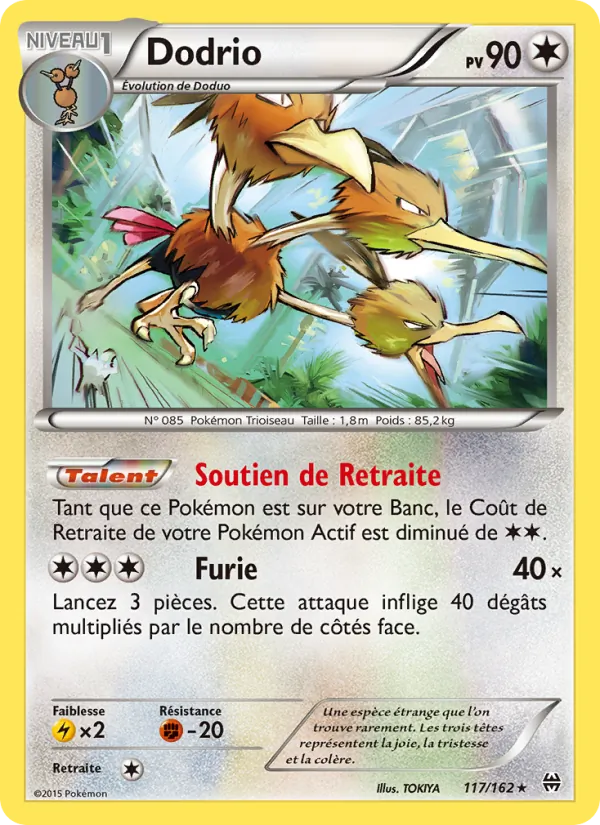 Carte Dodrio 117/162 – Impulsion TURBO