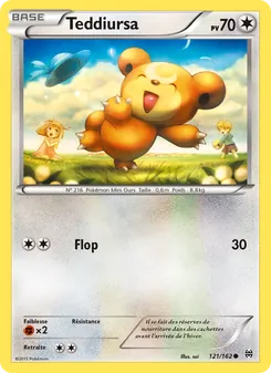 Carte Teddiursa 121/162 – Impulsion TURBO