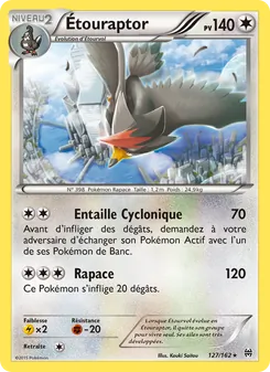 Carte Étouraptor 127/162 – Impulsion TURBO