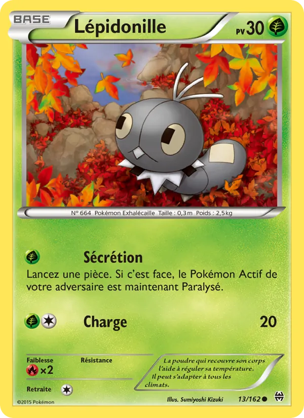 Carte Lépidonille 13/162 – Impulsion TURBO