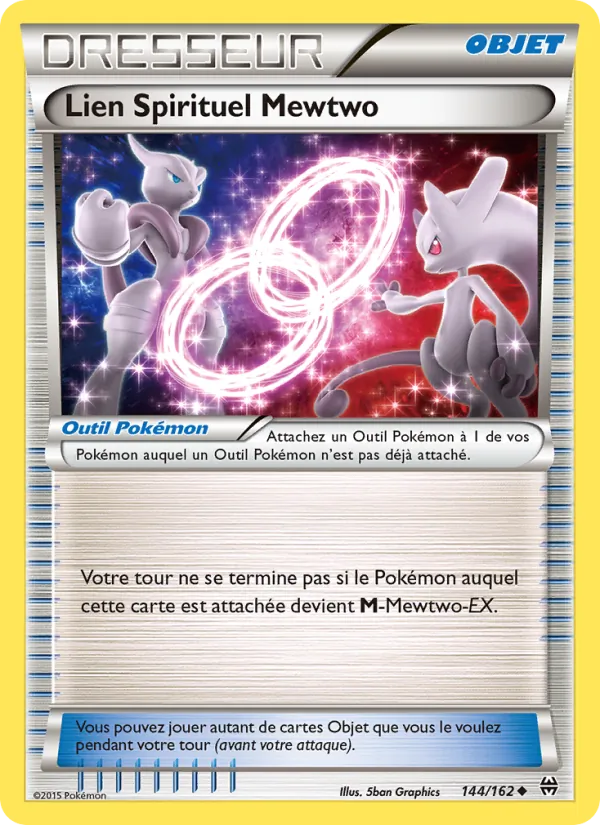 Carte Lien Spirituel Mewtwo 144/162 – Impulsion TURBO