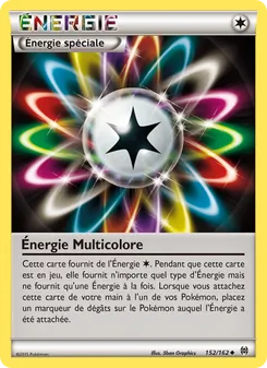 Carte Énergie Multicolore 152/162 – Impulsion TURBO