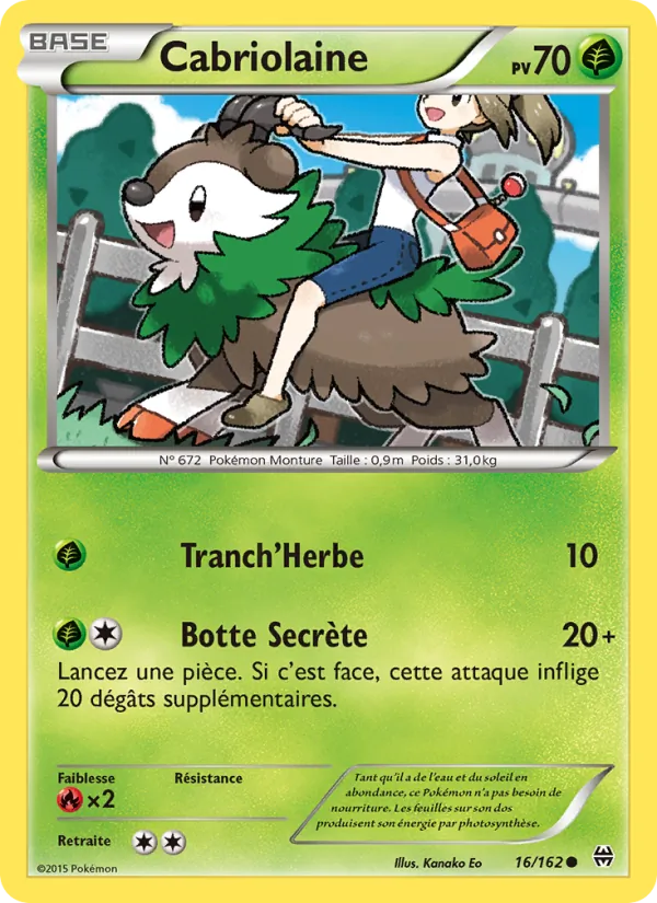 Carte Cabriolaine 16/162 – Impulsion TURBO