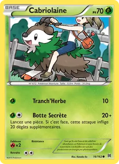 Carte Cabriolaine 16/162 – Impulsion TURBO