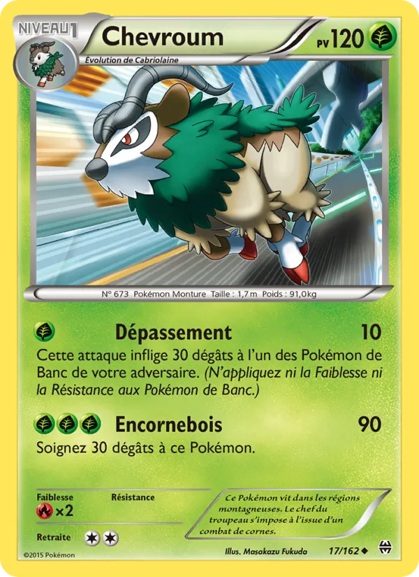 Carte Chevroum 17/162 – Impulsion TURBO