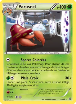 Carte Parasect 2/162 – Impulsion Turbo