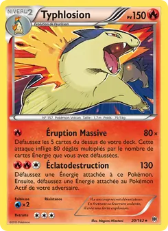 Carte Typhlosion 20/162 – Impulsion Turbo