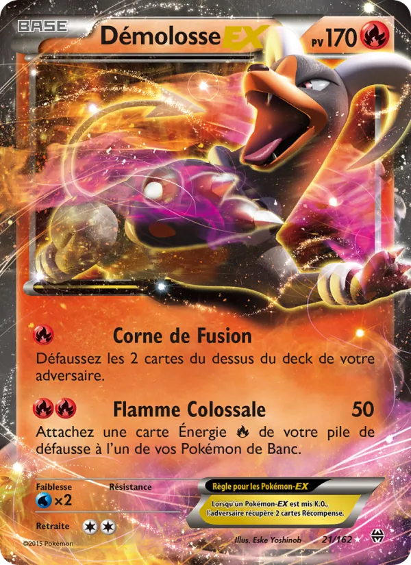 Carte Démolosse EX 21/162 – Impulsion TURBO