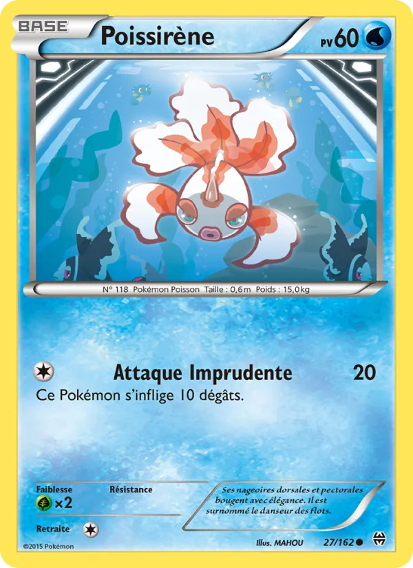 Carte Poissirène 27/162 – Impulsion TURBO
