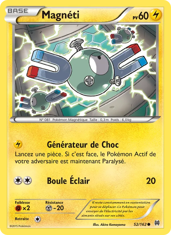 Carte Magnéti 52/162 – Impulsion TURBO