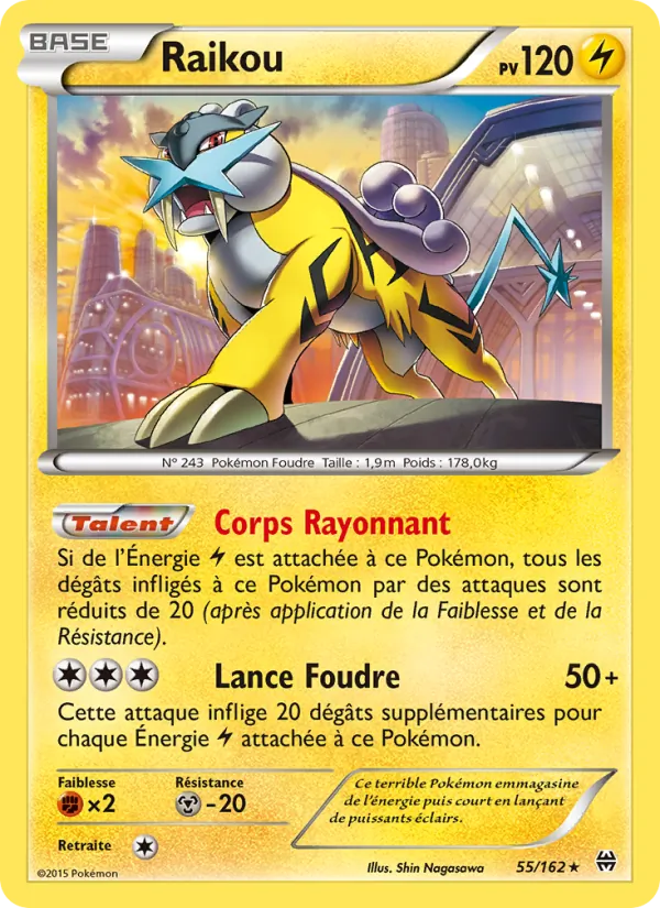 Carte Raikou 55/162 – Impulsion TURBO