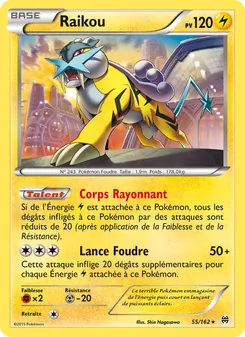Carte Raikou 55/162 – Impulsion Turbo