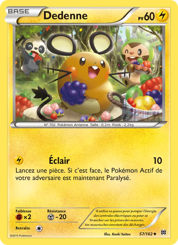 Carte Dedenne 57/162 – Impulsion TURBO