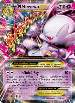 Carte M-Mewtwo EX 64/162 – Impulsion Turbo