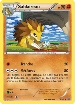 Carte Sablaireau 76/162 – Impulsion Turbo