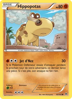 Carte Hippopotas 83/162 – Impulsion TURBO
