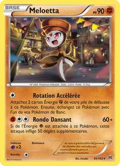 Carte Meloetta 85/162 – Impulsion TURBO