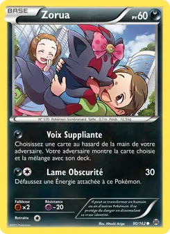 Carte Zorua 90/162 – Impulsion TURBO