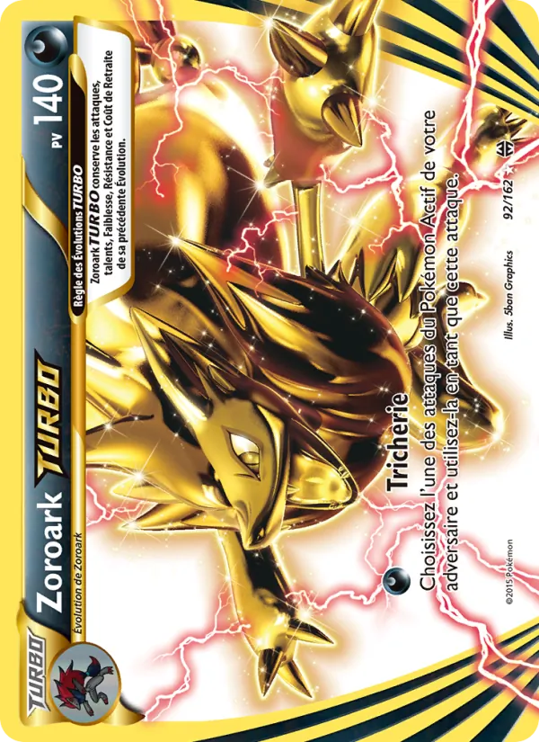 Carte Zoroark TURBO 92/162 – Impulsion TURBO