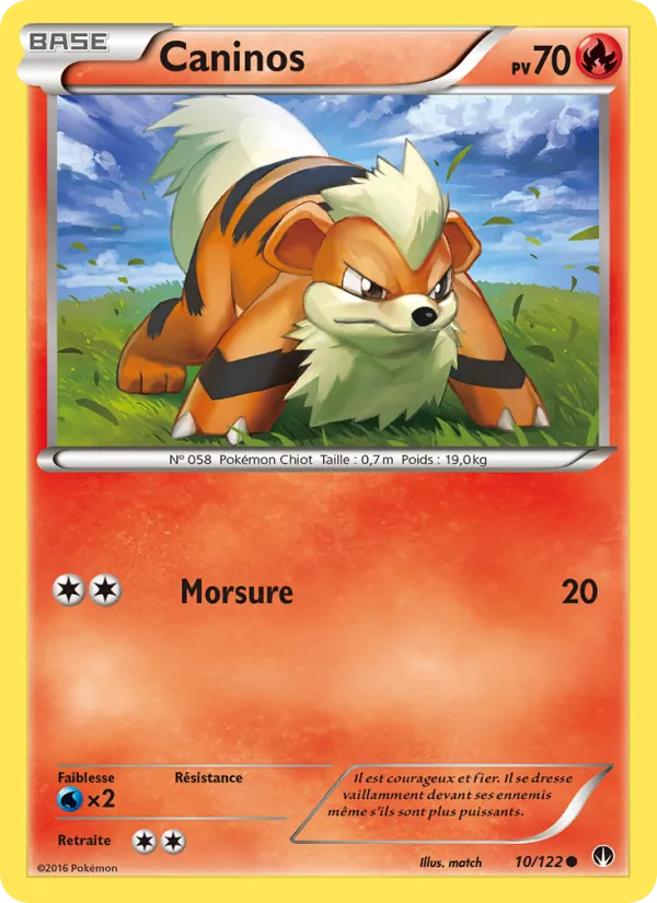 Carte Caninos 10/122 – Rupture TURBO