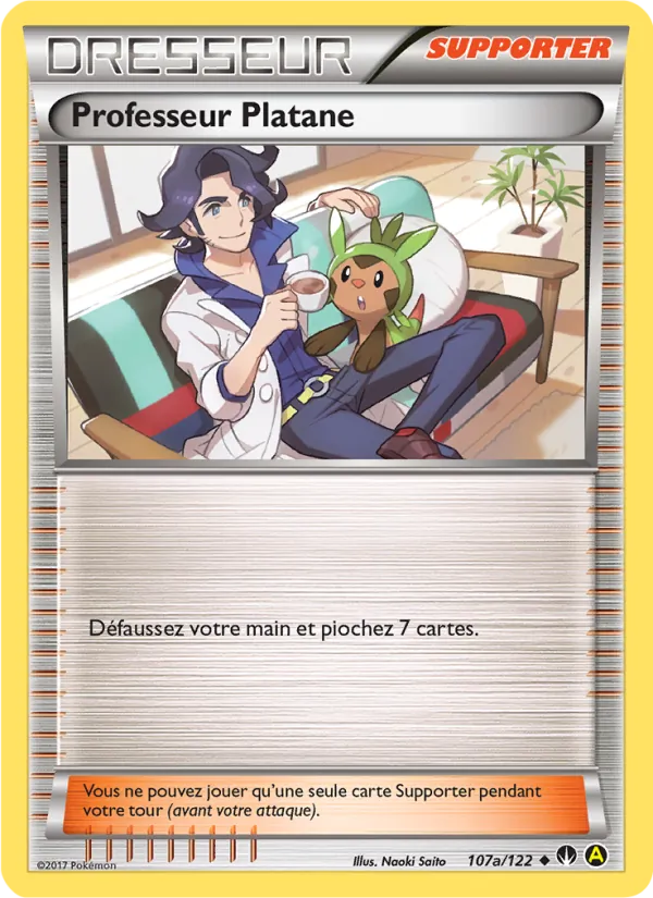 Carte Professeur Platane 107a – Rupture TURBO